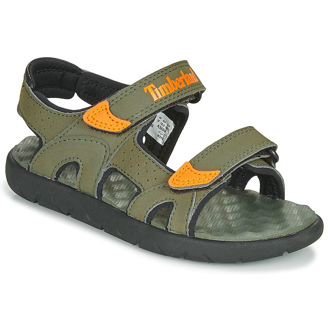 Timberland Unisex Kinder Perkins Row 2-Strap (Youth) Sandalen, 21 EU Gr&amp;
