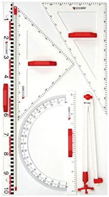 GEOLINER - Geräteplatten - Tafelzeichengeräte Zeichengeräte Tafel Schule Lehrer