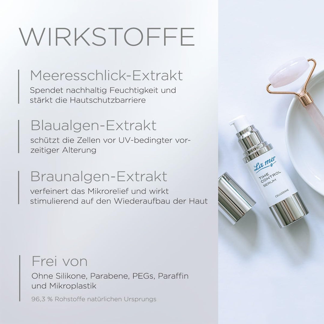 La mer Time Control Serum - Tiefenwirksames Anti-Age Serum - Verfeinernd und feuchtigkeitsspendend -