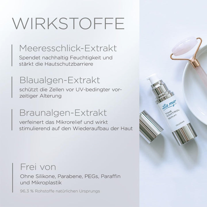 La mer Time Control Serum - Tiefenwirksames Anti-Age Serum - Verfeinernd und feuchtigkeitsspendend -