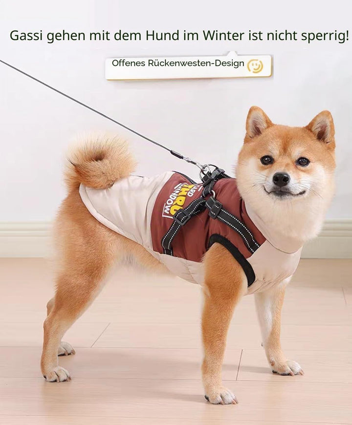 Hundemantel Winter Hundejacke Haustier Skifahren Kostüm Wasserdicht &amp; Winddicht,Ärmellose Baumwolle