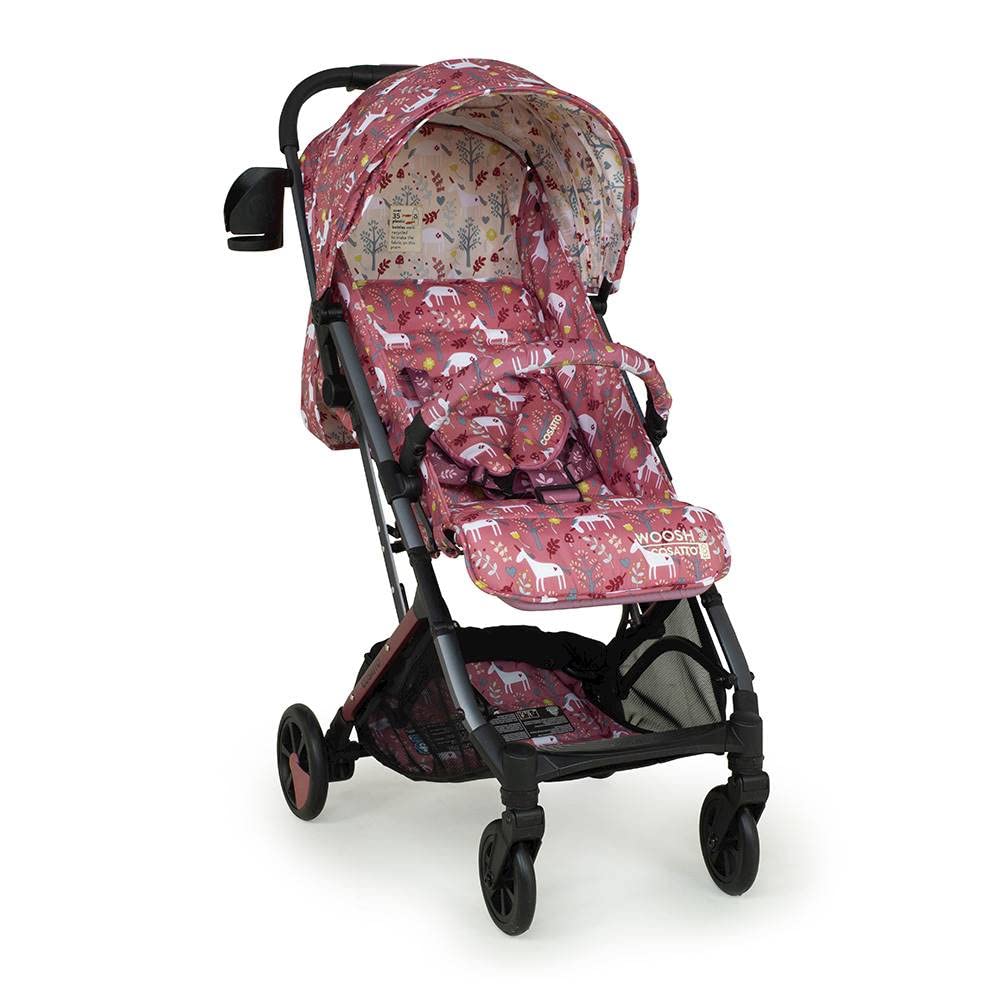 COSATTO Woosh 3 - Leichter Kinderwagen ab Geburt bis 25kg.Einfaches Zusammenklappen mit 1 Hand,kompa