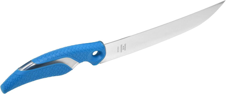 Cuda Filetiermesser, semi-flexible breite Klinge, 26 cm, 18120, Blau