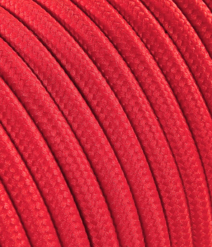 Textilkabel für Lampe, Stoffkabel 3-adrig (3x1,50mm²) - Roit. Made in Italy (10 Meter), 10 Meter