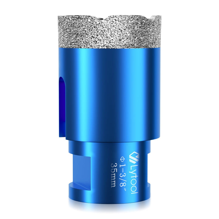 Diamant Fliesenbohrer 35 mm, Lytool Diamantbohrer Lochsäge für M14 Winkelschleifer zum Bohren von Fl