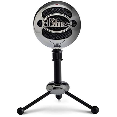 Blue Snowball USB-Mikrofon für Aufnahmen, Streaming, Podcasting, Gaming auf PC und Mac, Kondensatorm