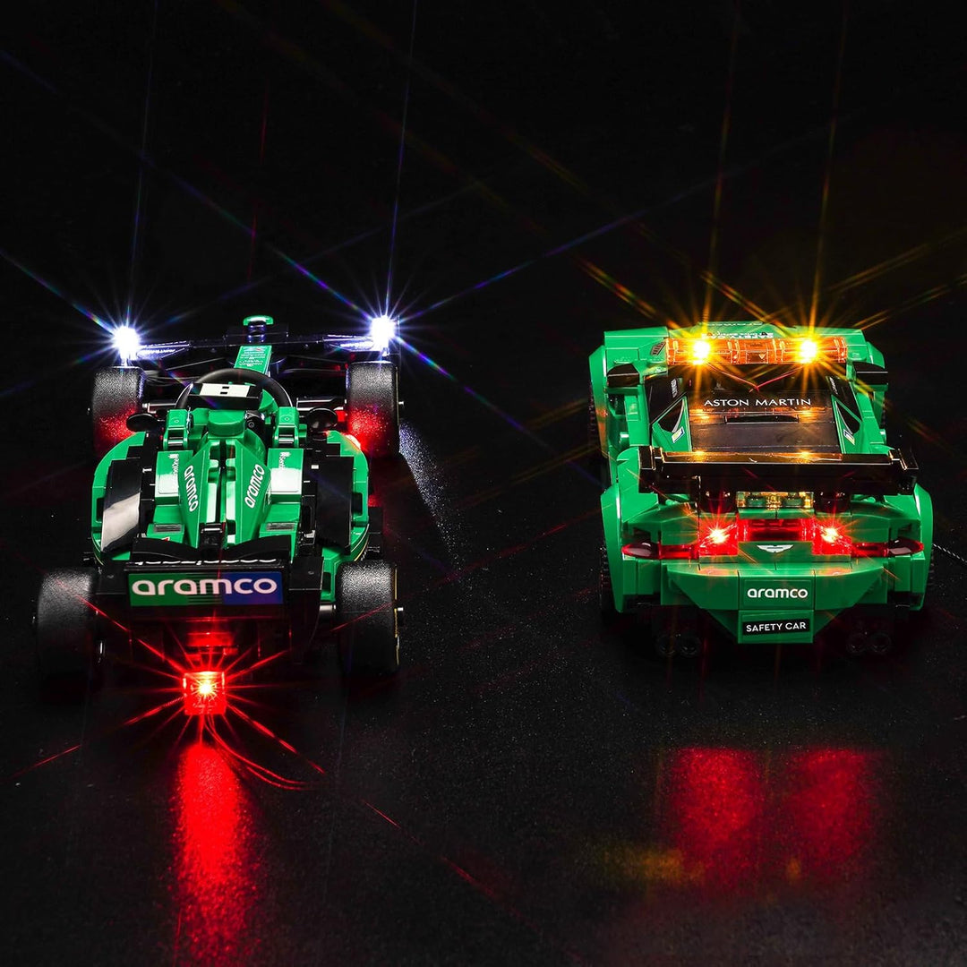 Led Licht Set für Lego Aston Martin Safety Car & AMR23 (Kein Lego), Dekorationsbeleuchtungsset für L