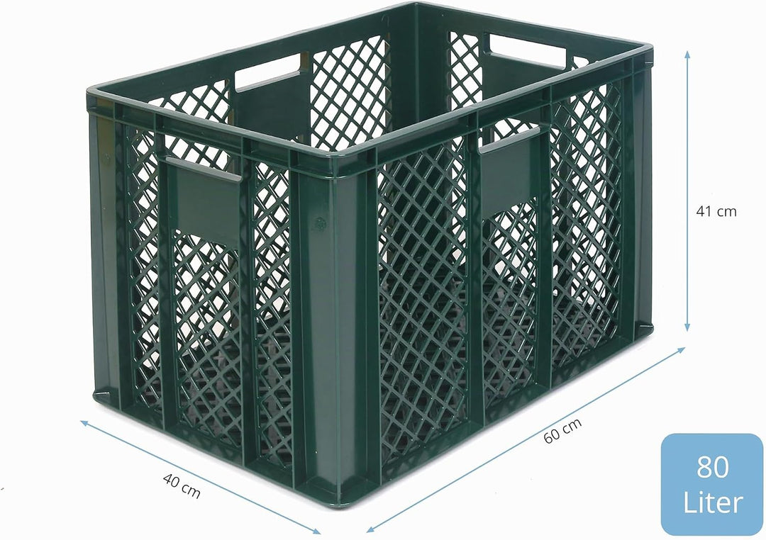 DIE BOX FABRIK Eurobox 60x40 cm in verschiedenen Höhen &amp; Farben | Bäckerkiste, Gemüsekiste &amp; Obstkis