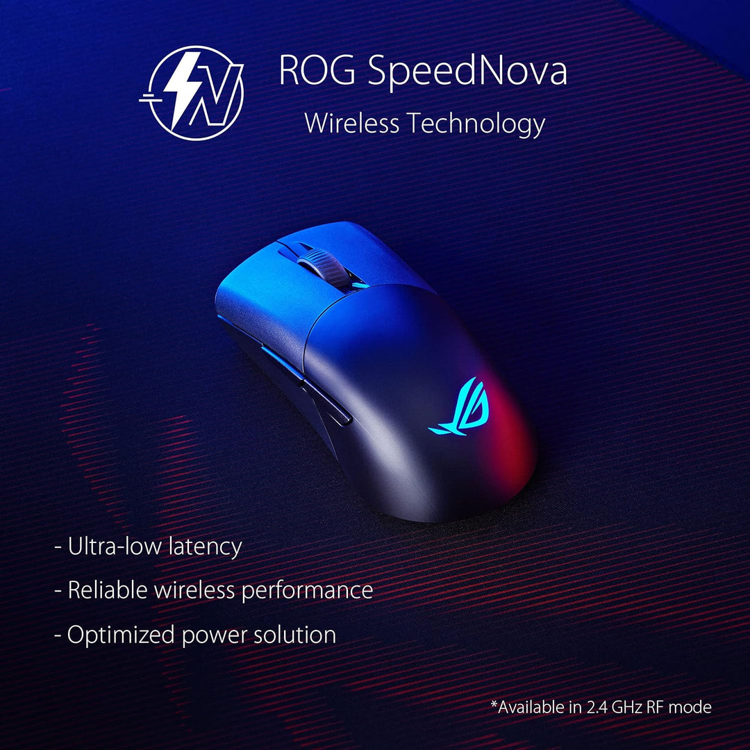 ASUS ROG Keris Wireless AimPoint RGB Gaming Maus (optischer ROG AimPoint-Sensor, 36.000 DPI, ROG Mic