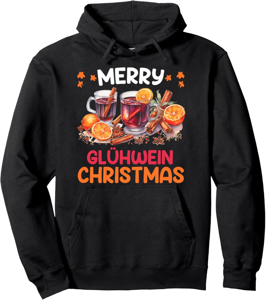 Merry Glühwein Christmas Feuerzangenbowle Weihnachtsmarkt Pullover Hoodie