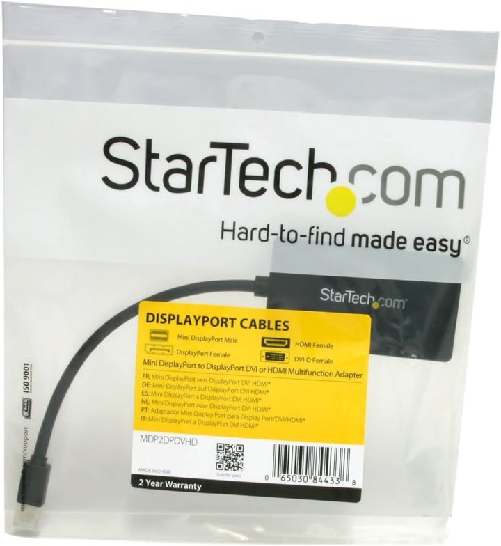StarTech.com 3 in 1 Mini-DisplayPort-Adapter - Mini DisplayPort zu HDMI - Mini-DisplayPort auf Displ