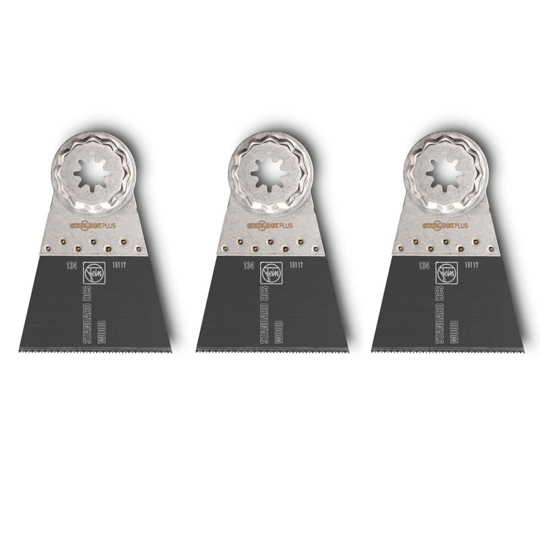 FEIN E-Cut Standard-Sägeblatt, Ve. 3 St., Breite 65 mm, Länge 50 mm, Aufnahme StarlockPlus, Geschrän
