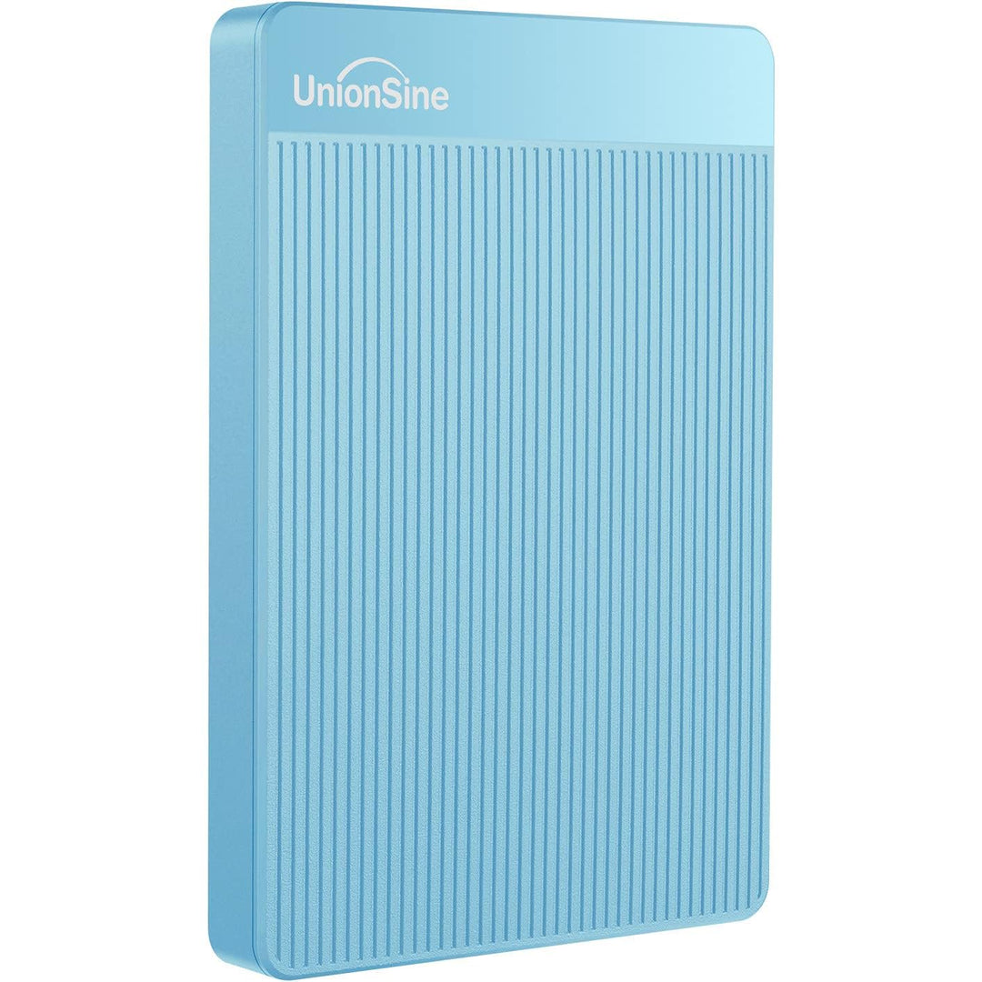 UnionSine Externe Festplatte 500GB ultradünn tragbar 2,5 Zoll USB 3.0, SATA, Festplattenspeicher für