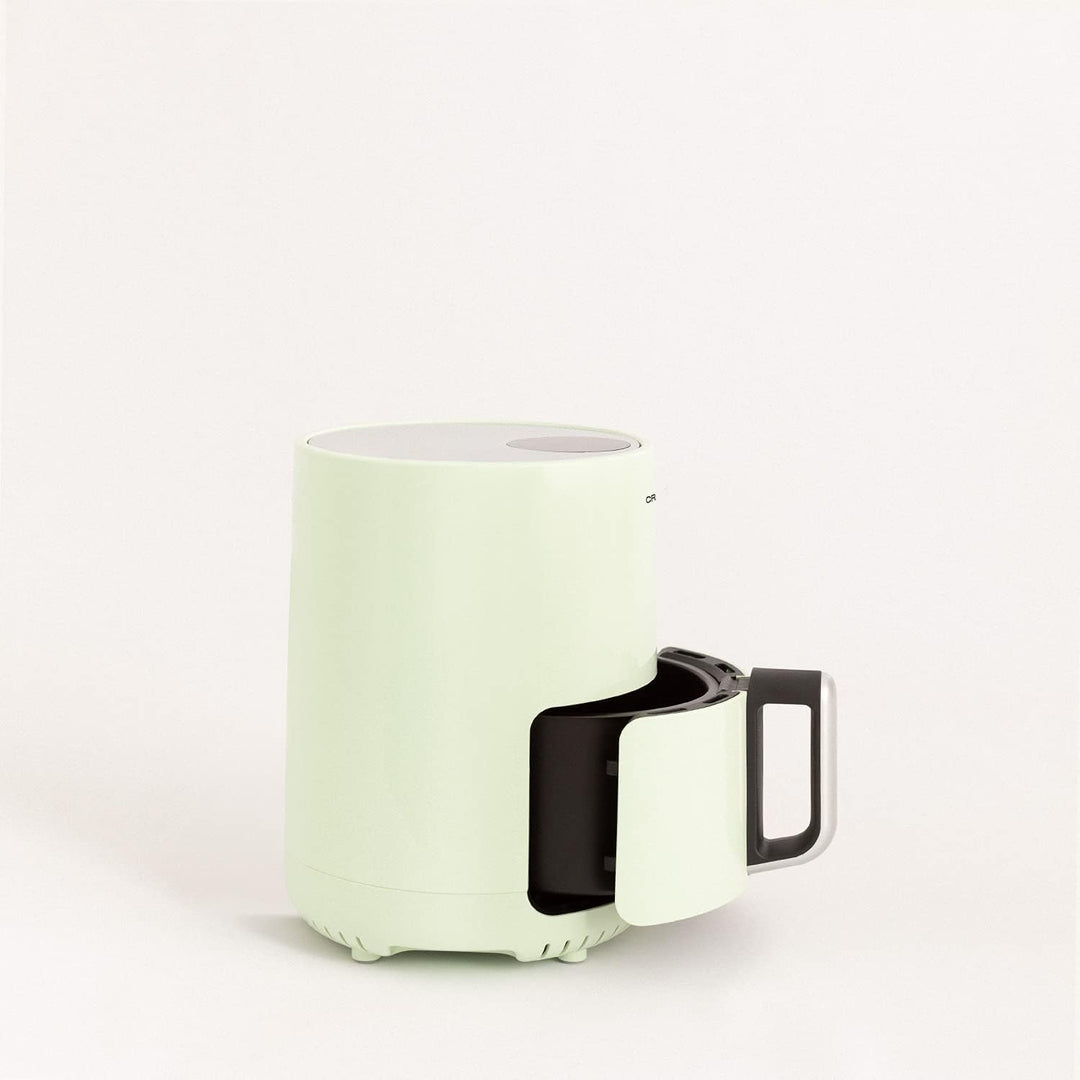 CREATE/FRYER AIR/Heissluftfritteuse 1.5L Pastellgrün/Antihaft-Korb, automatische Abschaltung, BPA-fr