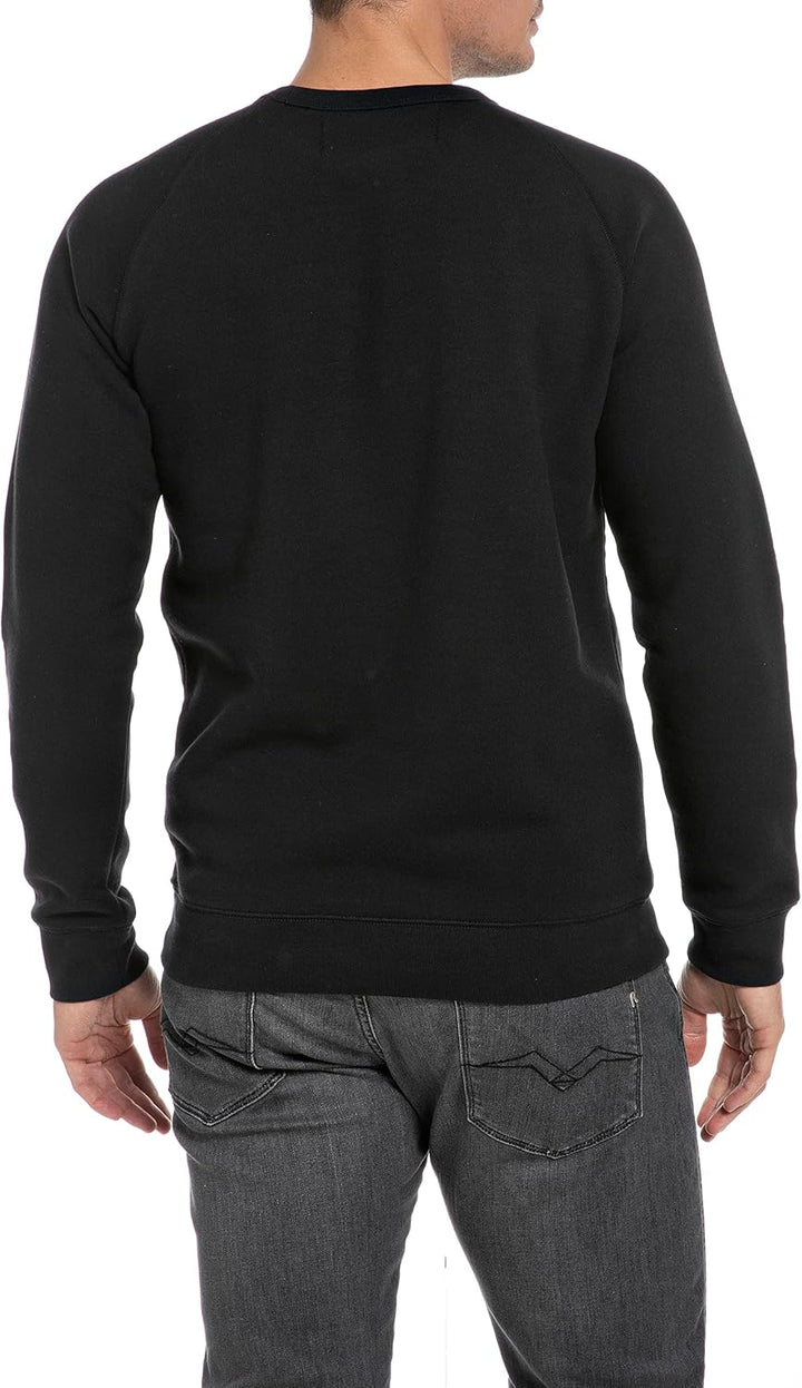 Replay Herren Sweatshirt aus Baumwollmix L Black 098, L Black 098