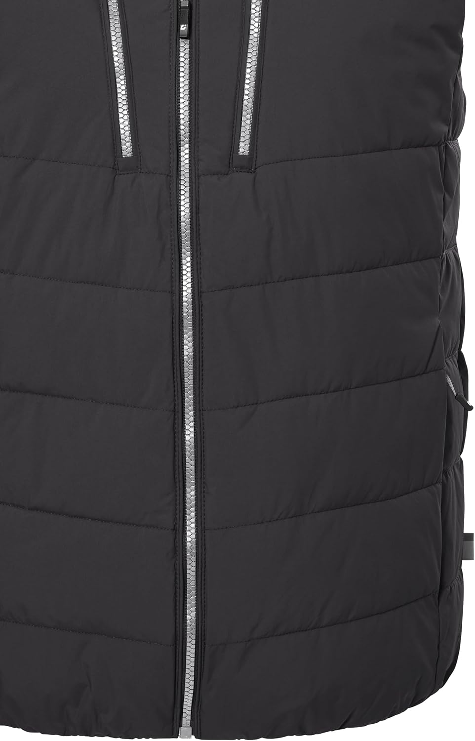 Killtec Unisex Kow 10 Mn Qltd Vst Steppweste/Weste in Daunenoptik mit abzippbarer Kapuze M dunkelant
