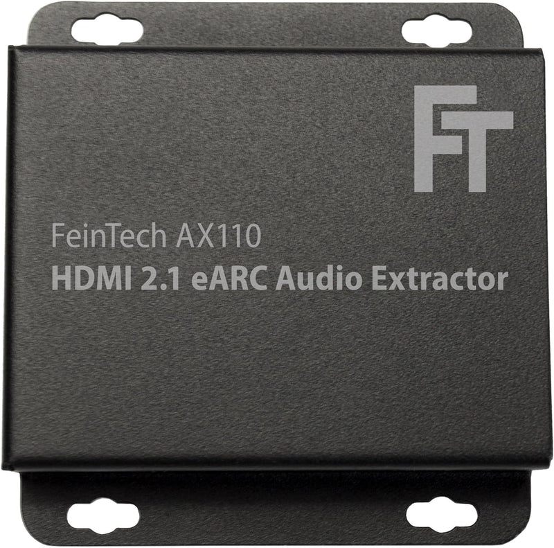 FeinTech AX110 HDMI 2.1 eARC Audio Extractor Konverter für Fernseher mit HDMI-eARC Extractor mit HDM