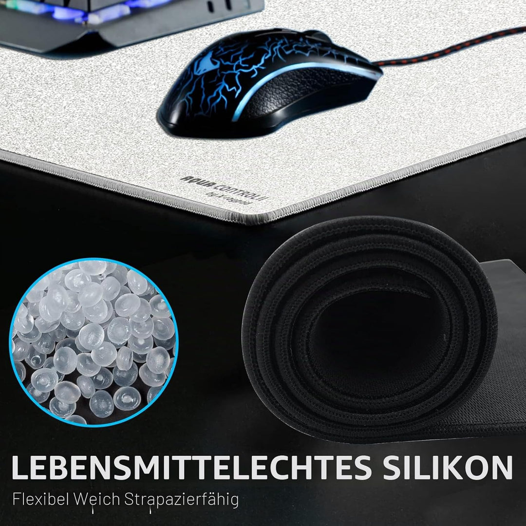 X-Raypad Aqua Control 2 AC2 Solid Gaming-Mauspad, Ultra-Hochpräzisions-Mauspad mit Perfekter Geschwi