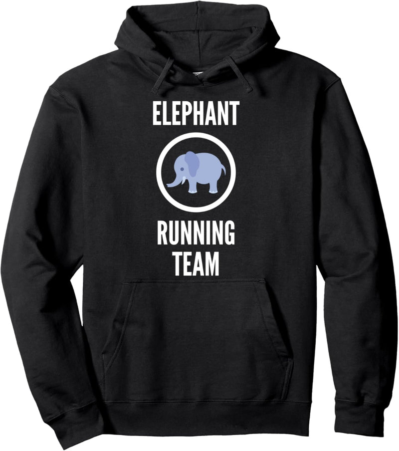 Elephant Running Team Pullover Hoodie