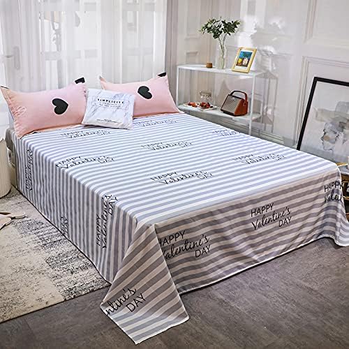 ED-Lumos Bettwäsche 4 Stück Tröster Set Kissenbezug Rosa Herz Niedliche Baumwolle 4 Stück Set 180cm