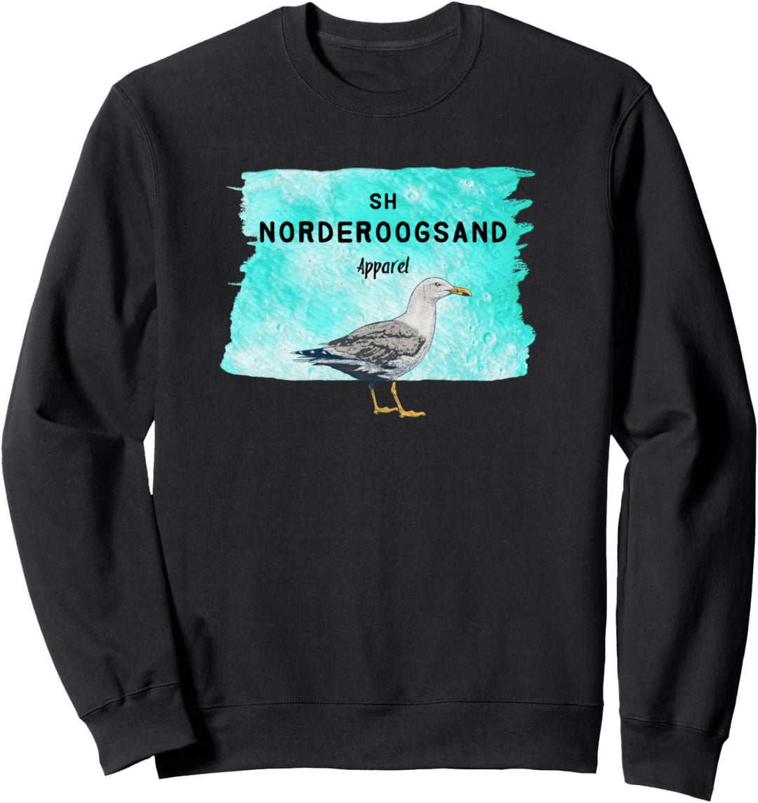 Norderoogsand - Nordsee Urlaub Fan Liebe - Möwe Motiv Sweatshirt