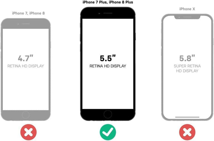 OtterBox Symmetry Series Schutzhülle für iPhone 8 Plus & iPhone 7 Plus (nur in Einzelhandelsverpacku