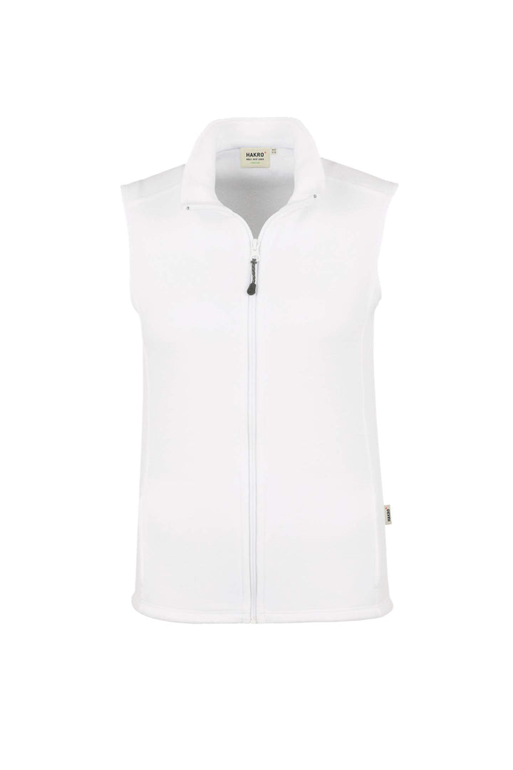 HAKRO Damen-Fleeceweste Ottawa XXL Weiss, XXL Weiss