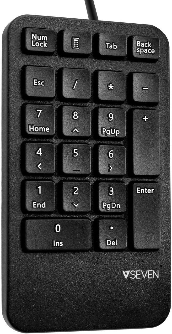 V7 KP400-1N USB Numeric Keypad Wired Keypad Universal, Wired Keypad Universal