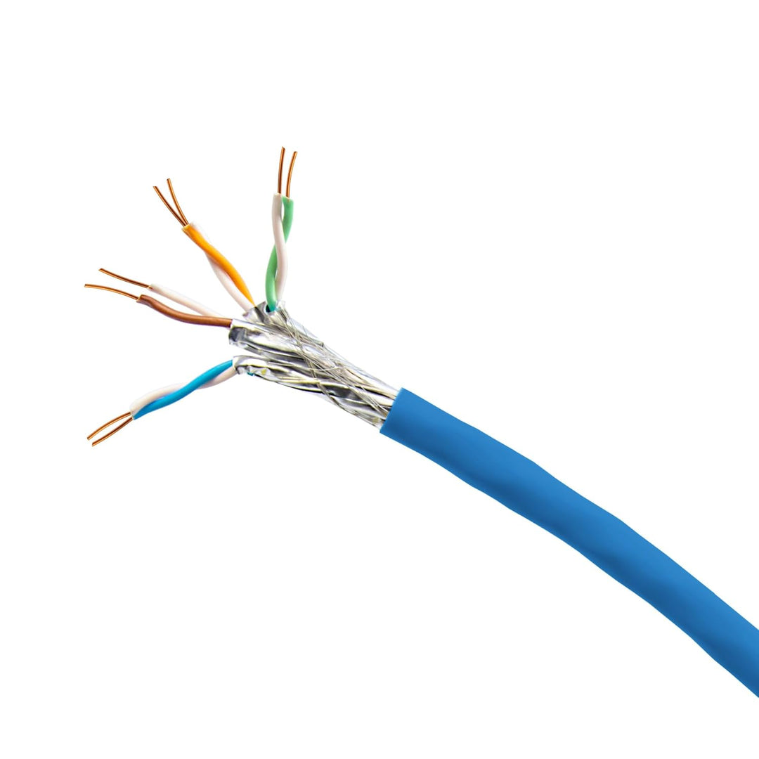 Premium X 100m CAT 8 Netzwerkkabel Simplex LAN-Kabel Ethernet Datenkabel S/FTP PiMF PoE Cca Cat8 Ins
