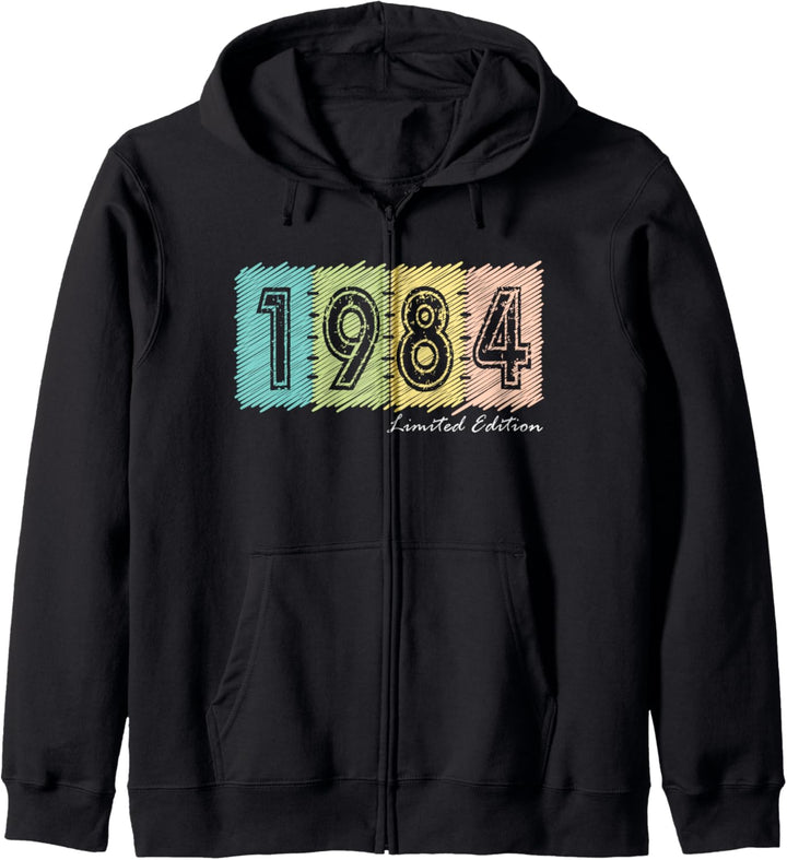 40. Geburtstag Mann Frau 40 Jahre 1984 Deko Lustig Geschenk Kapuzenjacke