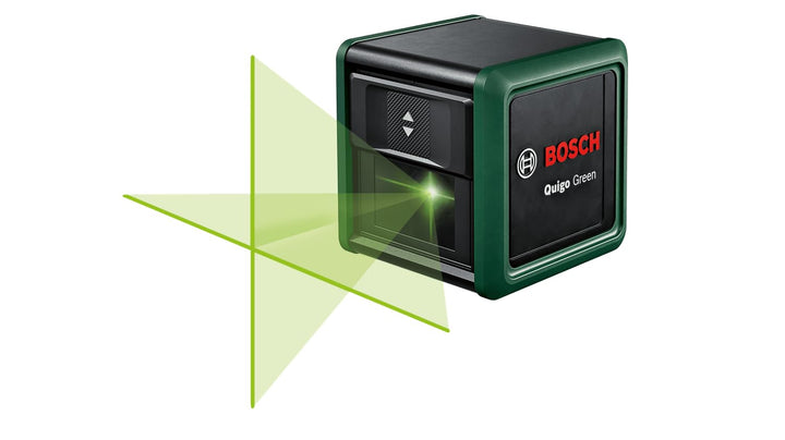 Bosch Home and Garden Bosch Kreuzlinienlaser Quigo Green mit Universalklemme MM 2 (grüner Laser für