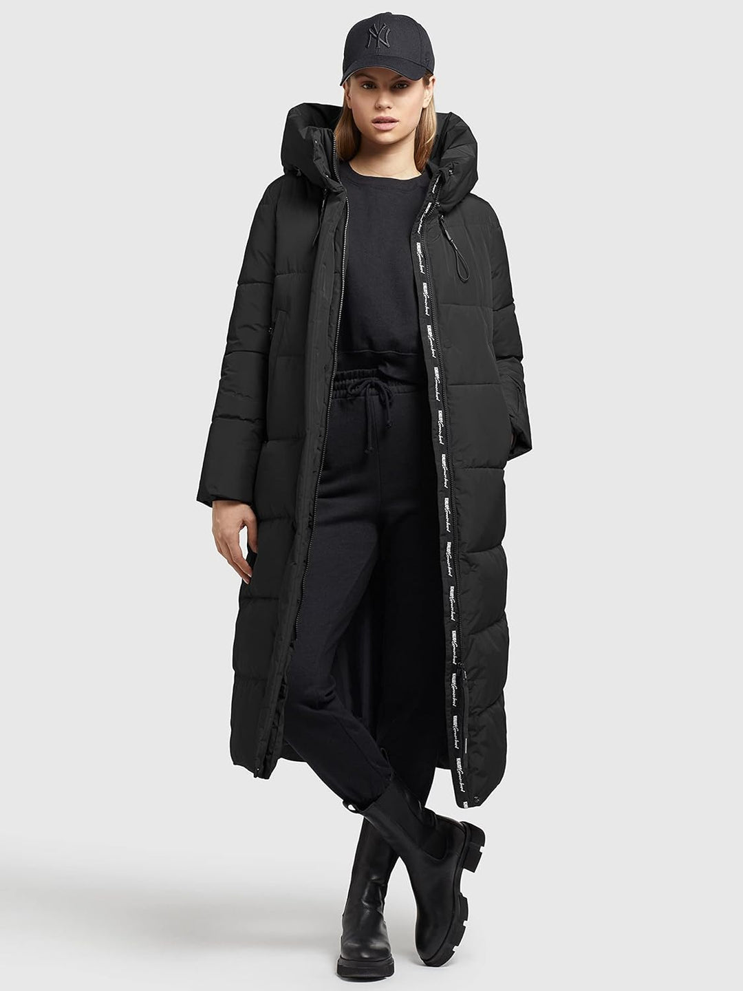 Khujo Damen Steppmantel Soulani 2 XS Schwarz, XS Schwarz