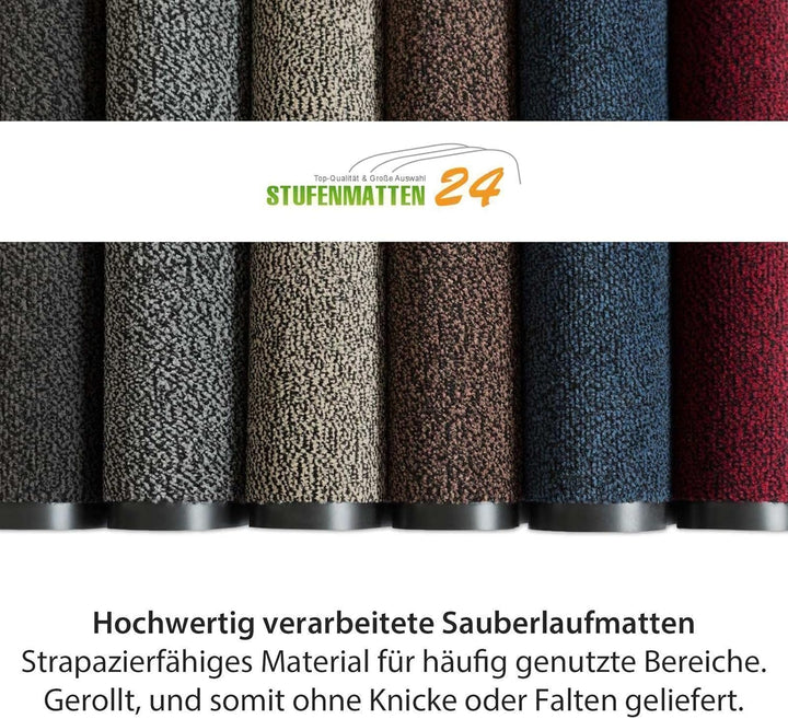 Kettelservice-Metzker® Schmutzfangmatte | Sauberlaufmatte | versch.Farben & Grössen | beige-schwarz