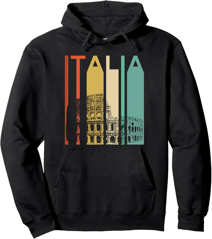 Italien Rom Italien Retro Vintage italienische Architektur Pullover Hoodie