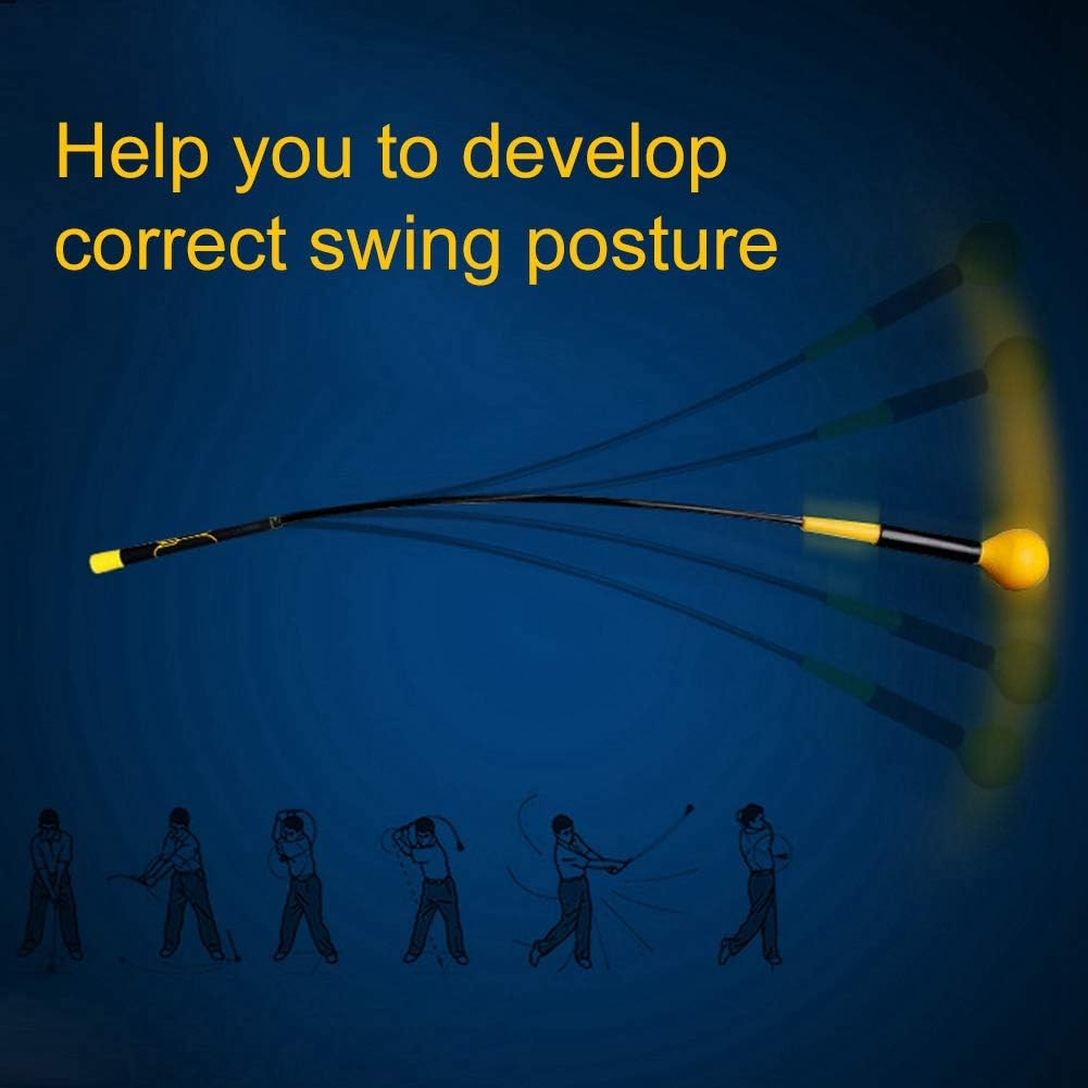 Vikye Golf-Swing-Trainer, Trainingshilfe Tempo-Übungswerkzeug Trainingsgeräte für Kraft und Tempo, G
