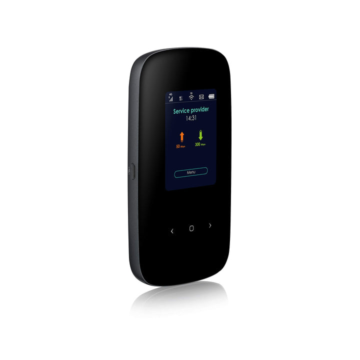 Zyxel 4G LTE-A Mobile WiFi Hotspot, Download-Geschwindigkeit bis zu 300 Mbit/s, Dual-Band WLAN für b