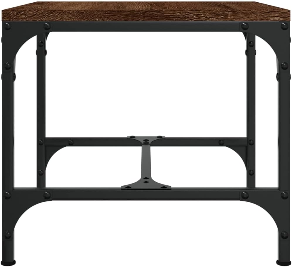 vidaXL Beistelltisch 2 STK., Couchtisch mit viel Stauraum, Wohnzimmertisch mit verstellbaren Beinen,