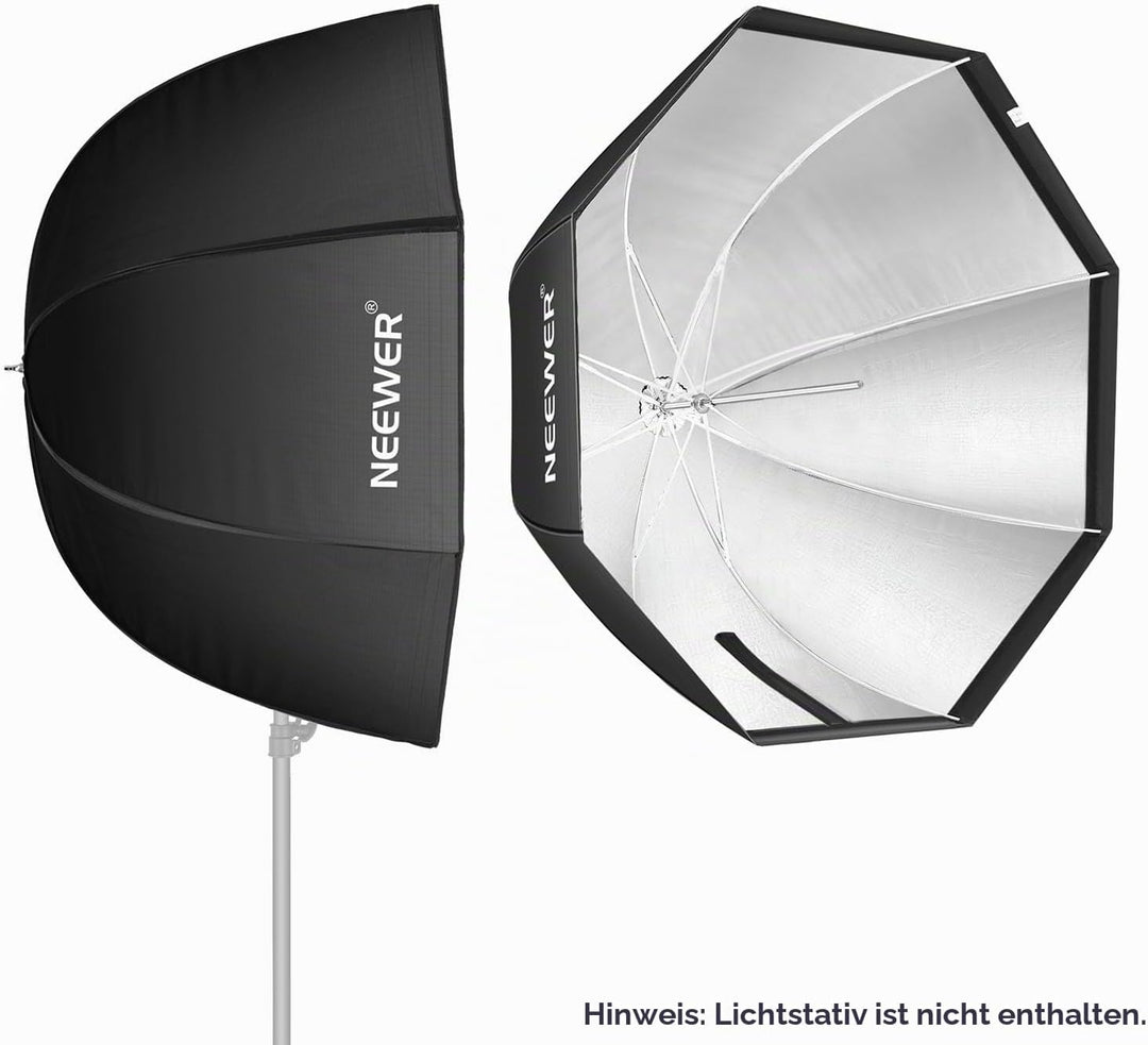 Neewer® 47"/ 120cm achteckige Schirm-Softbox für Speedlite/Studioblitzleuchte Blitzgerät mit Trageta