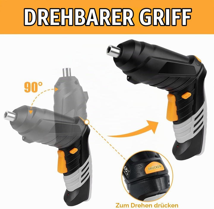 Flintronic kabelloses Schraubendreher-Set, 3,5 N·m, 3,6 V/1300 mAh wiederaufladbarer Bohrmaschinentr