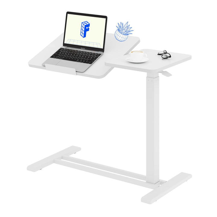 FLEXISPOT Beistelltisch - Flexibler Laptoptisch und Betttisch mit neigbarer Tischplatte, höhenverste