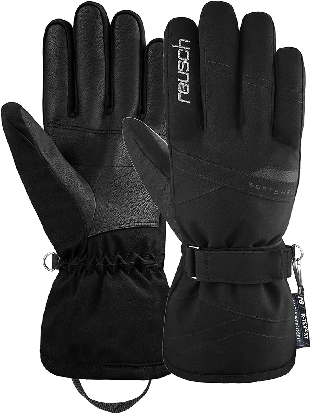 Reusch Damen Fingerhandschuhe Hellen R-TEX XT 7702 Black / Silver 7, 7702 Black / Silver 7