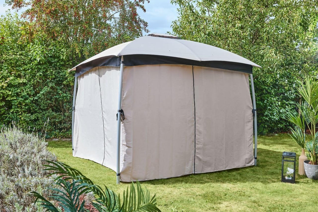 Primaster Pavillon Forli 295 x 295cm Gartenzelt Gartenpavillon Faltpavillon