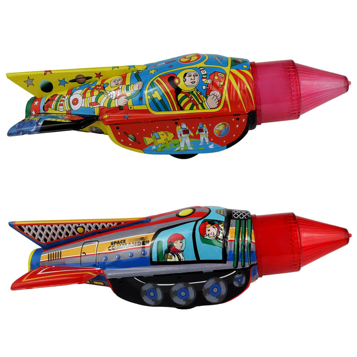 Freak Scene Space Blechspielzeug Rakete Set Raumschiff Blechrakete BS0598-101, BS0598-101