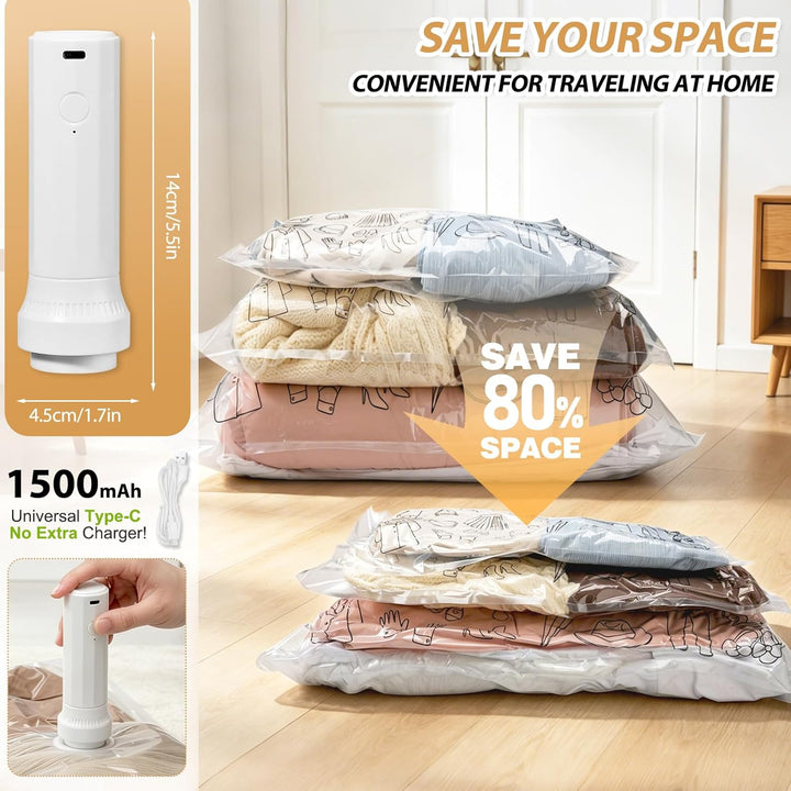 Jcocylse Vakuumierbeutel für Kleidung & Bettdecken – Platzsparende Vacuum Bags for Clothing – Vakuum