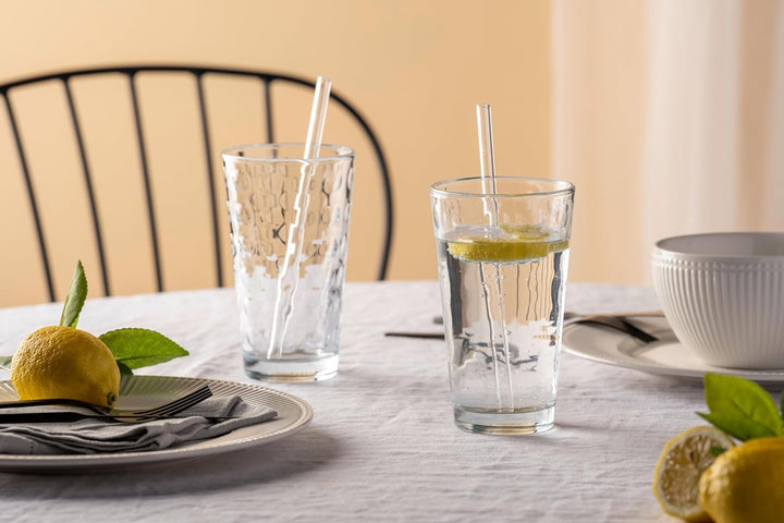LEONARDO HOME Trinkglas OPTIC 4er-Set 540 ml, 012548, Glas, 540 milliliters