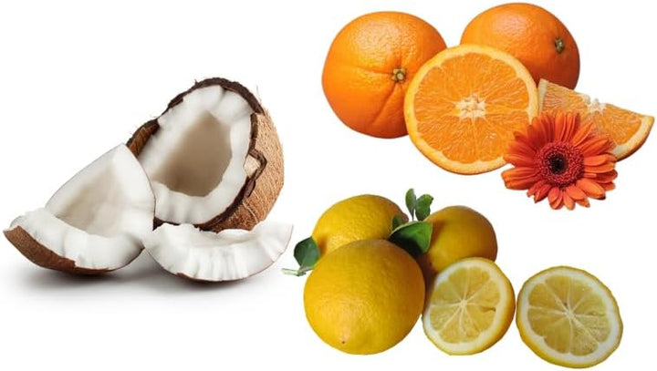 Dufte Momente | Whirlpool Duft 3 Liter | Kokos - Orange - Citrus | mit naturreinen und natürlichen ä