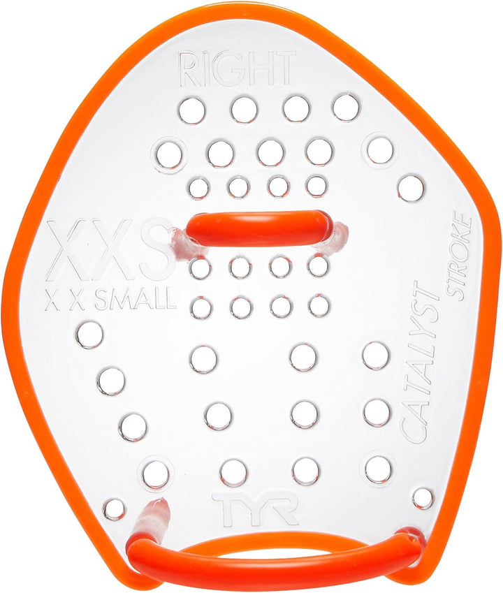 TYR Catalyst Stroke Training Paddles Reifen-Trainingspaddel XXS Fluorescent Orange, XXS Fluorescent