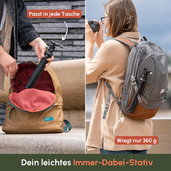C-Rope Flexibles Kamerastativ CREATORPOD mit 360 Grad Kugelkopf, Traglast bis 2kg, Arca Swiss, Kamer