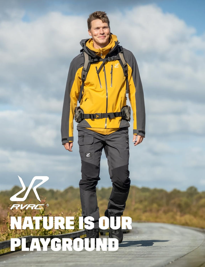 RevolutionRace Herren Nordwand Pants, Hose zum Wandern und für viele Outdoor-Aktivitäten S Anthracit
