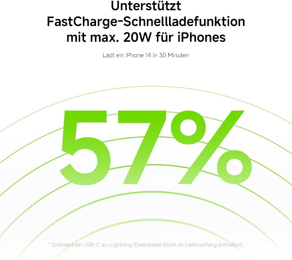 Xiaomi Power Bank 10000mAh Lite GL USB-C 22.5W, USB-C Schnellladen, Ladet 3 Geräte gleichzeitig, Flu